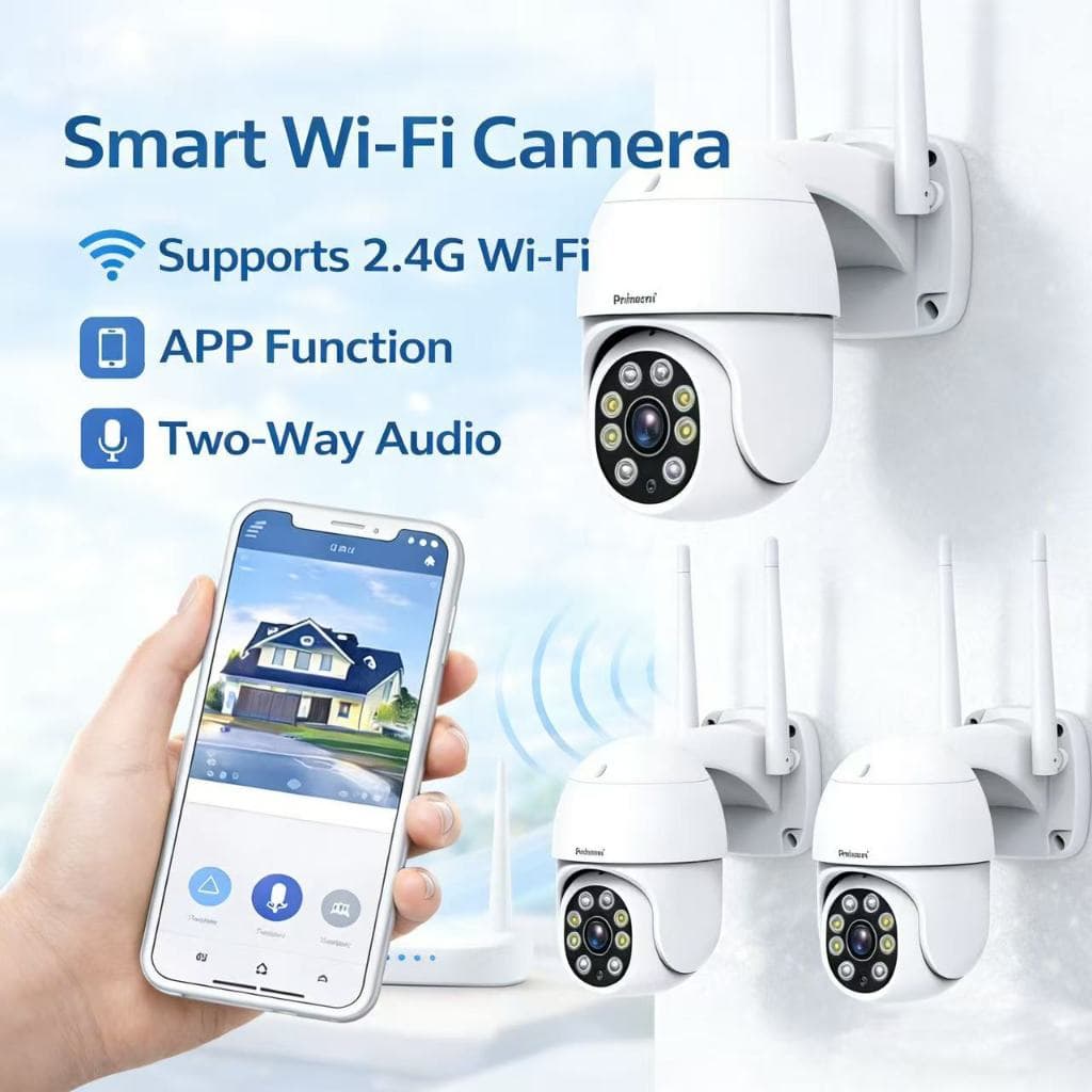 Kit3 Novo 360 ° Câmeras IP CCTV À Prova D'água HD Sem Fio Com Visão Noturna IR 4K 1080p , Amplamente Utilizadas Na Segur