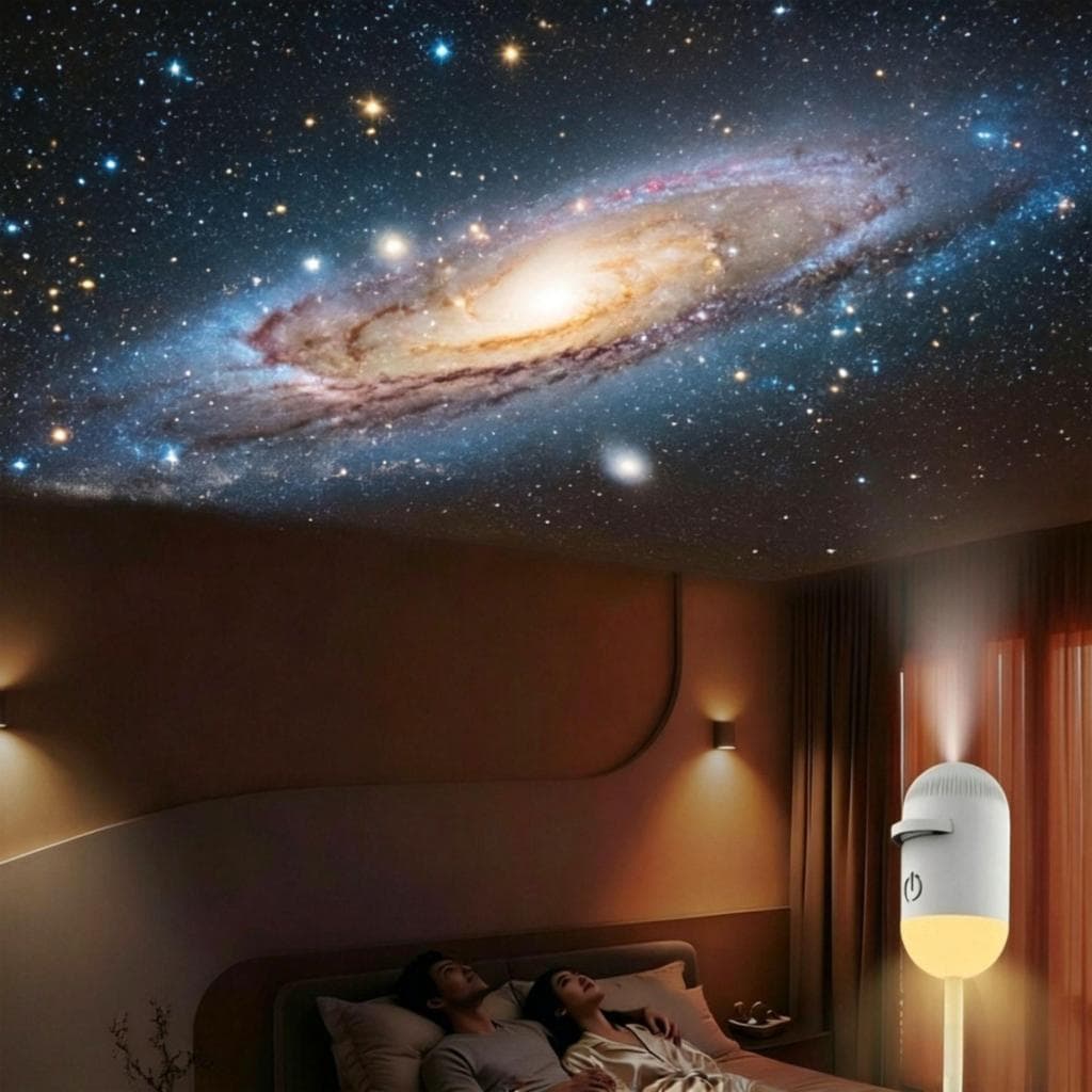 Starry Sky Mini Galaxy Light Projetor Lâmpada de Céu Estrelado para Quarto Decoração Atmosfera e Casamento Presente