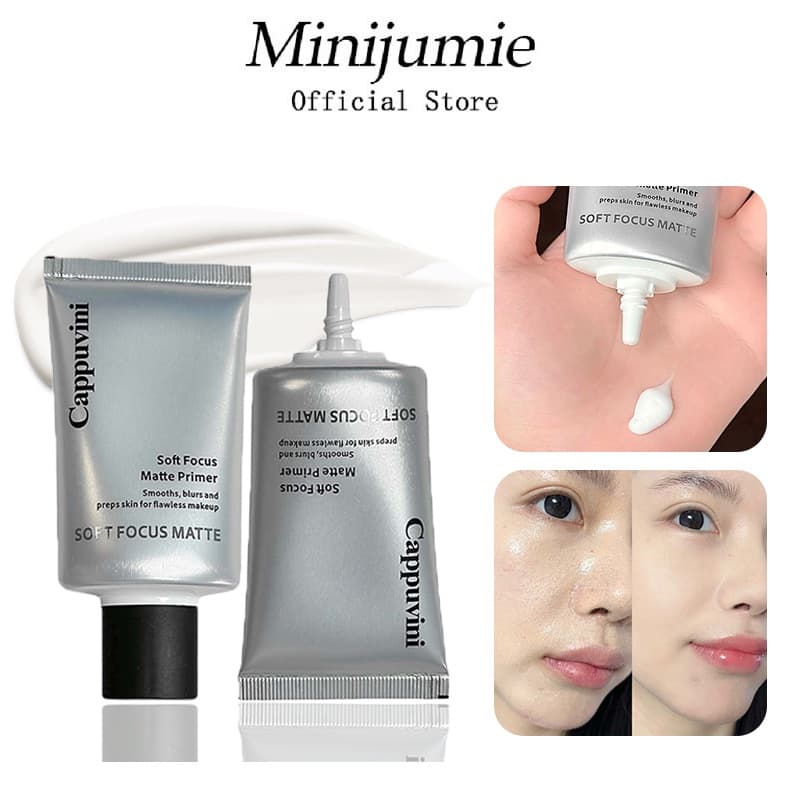 Cappuvini Front Câmera Em Suave Desfoque Primer Poro Hidratante Base Facial Maquiagem Cosméticos