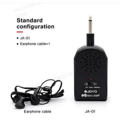 JOYO JA-01 Mini amplificador de guitarra com entrada de 3.5 mm e amplificador portátil para fone de ouvido