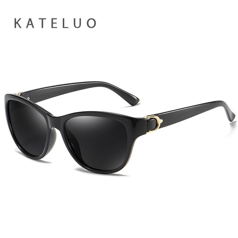 KATELUO Novo Gradiente Feminino Polarizado Óculos De Sol Na Moda Colorido Oval Para Festa Ao Ar Livre A572