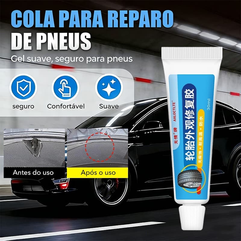 Cola líquida para reparo de pneus, cola forte, borracha preta, couro macio e instantâneo