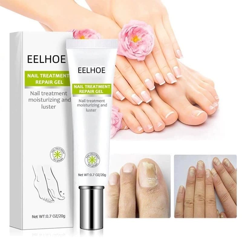 Gel Reparador De Unhas – Cuidado Para Mãos E Pés , Reparação Fúngica , Creme 20g
