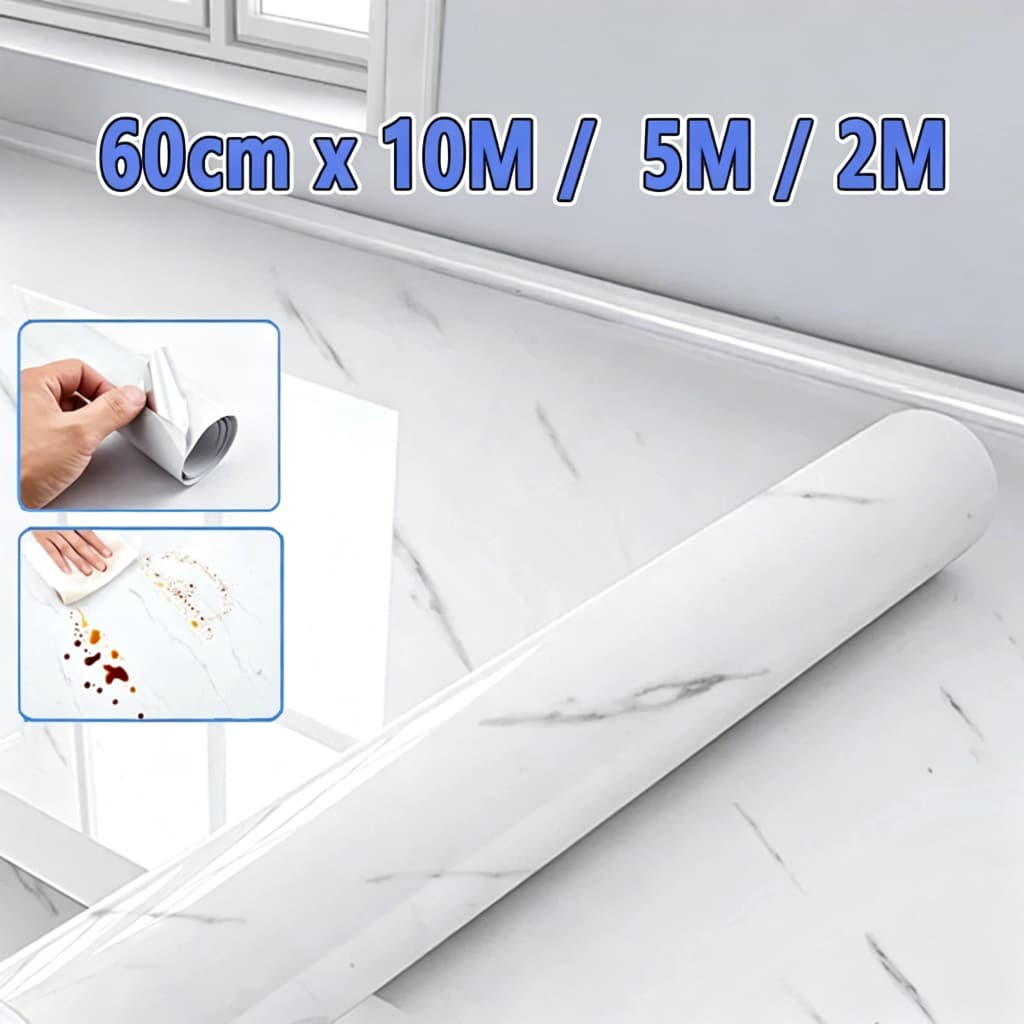 Adesivos de cozinha Papel Resistente a Agua/Óleo/Fogo/Alta Temperatura-Usável em fogão/armário/porta