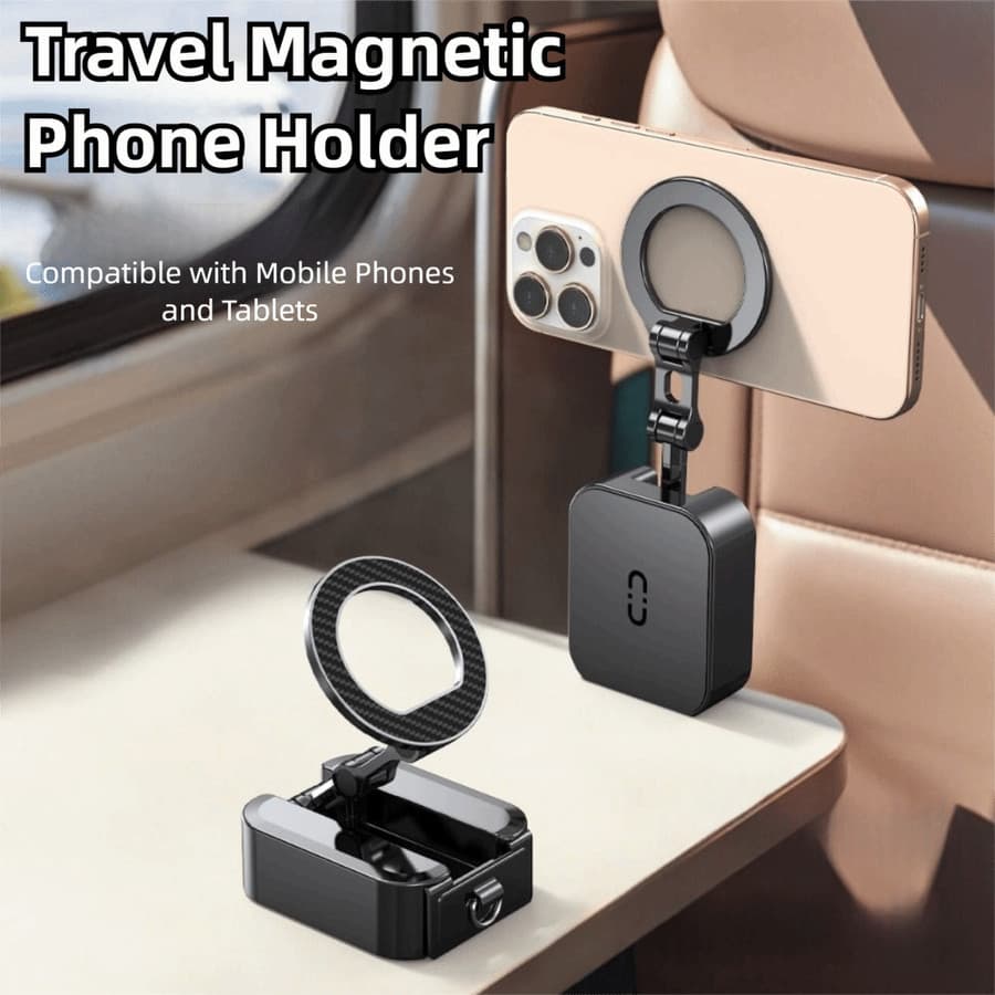 Suporte magnético Magsafe ajustável universal suporte veicular dobrável portátil para celular e mesa