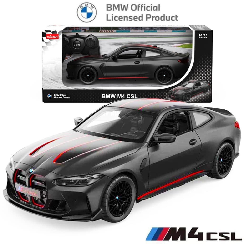 1 : 16 BMW M4 CSL RC Modelo De Carro De Controle Remoto Coleção Para Meninos Edição Caixa De Presente De Luxo