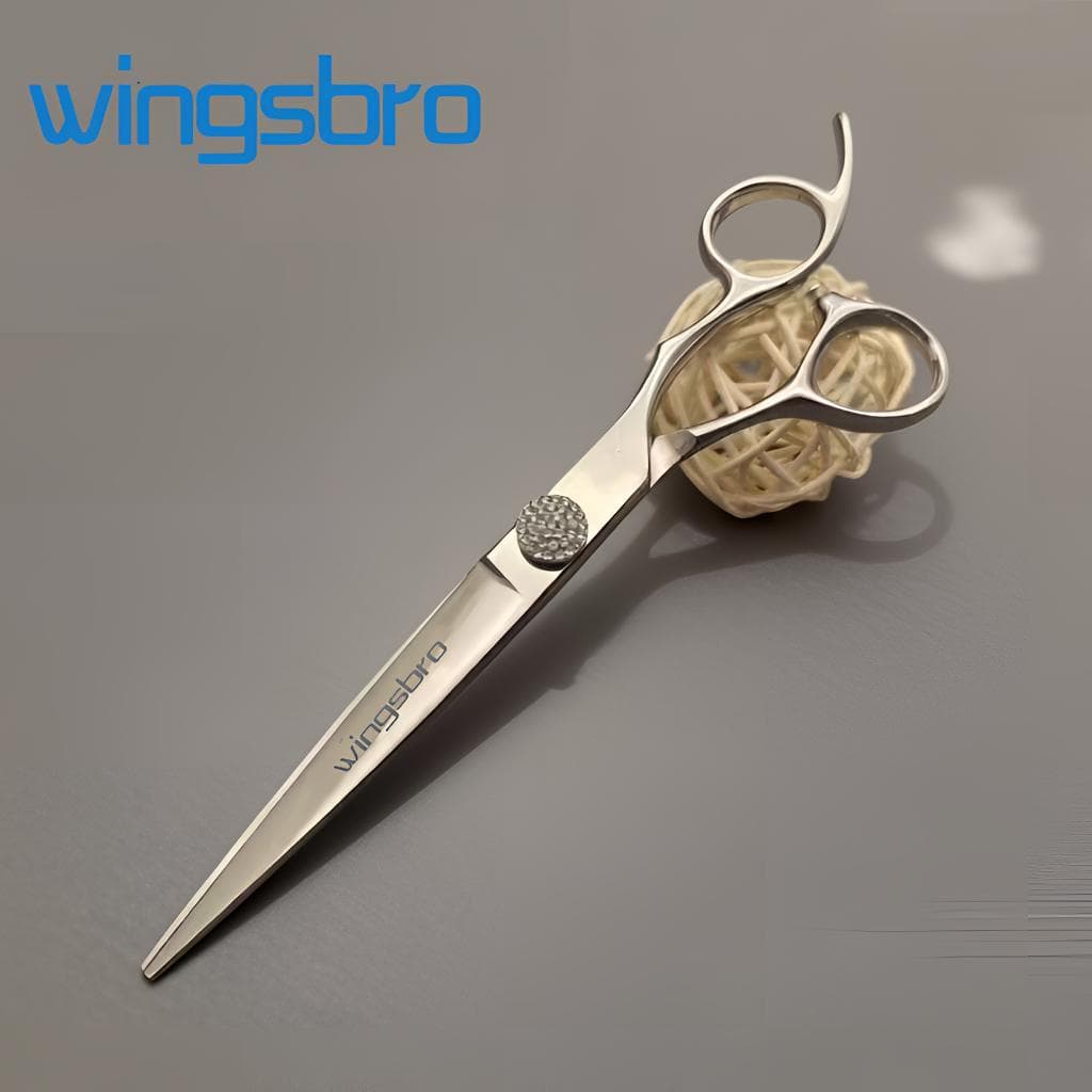 Tesoura De Cabelo Profissional De 8/7/6 Polegadas , Cabeleireiro Afiada Fina De Corte Plano De Aço Inoxidável De Alta Qu