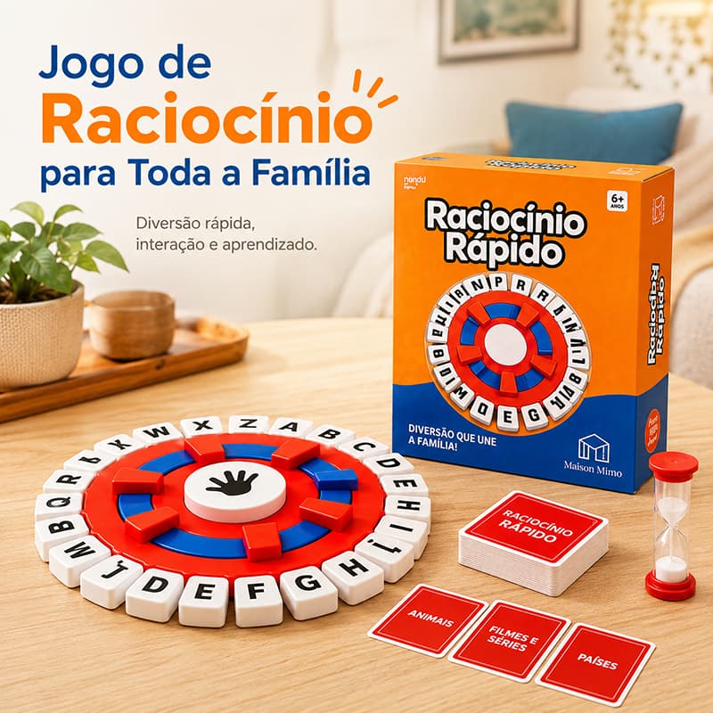 Jogo Stop Tapple Infantil Trava Letras Alfabeto Educativo