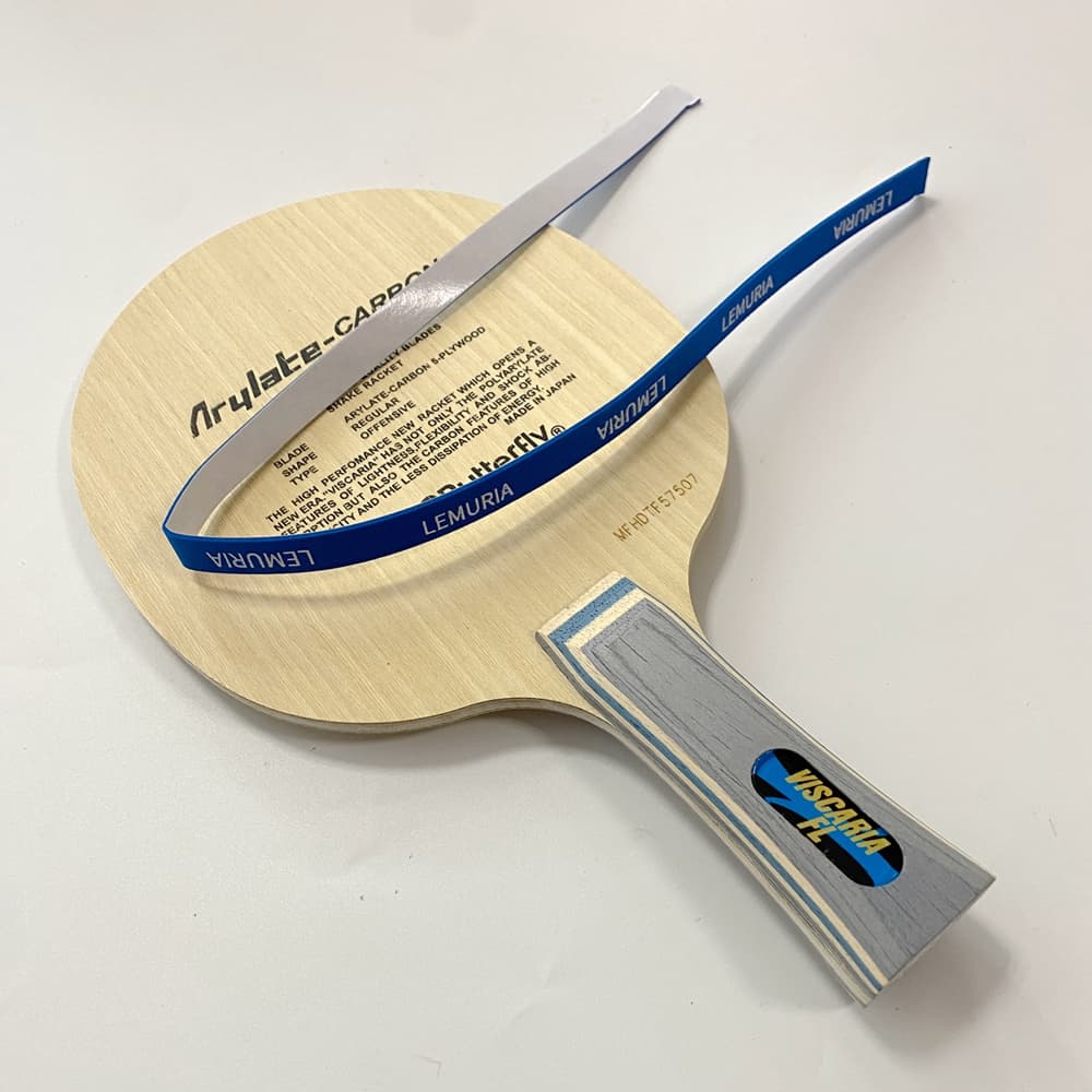 Lâmina De Tênis De Mesa De Fibra De Carbono, Qualidade, Peso Pesado, Ofensivo, FL, Alça Longa, Segurar, Pi