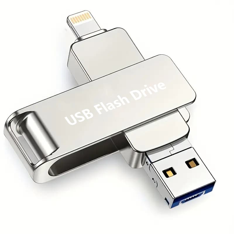 Unidade flash Três Em Um De Alta Velocidade Tipo c iphone usb3.0 OTG 512GB/1TB/2TB PC/Telefone Celular/Tablet pen drive
