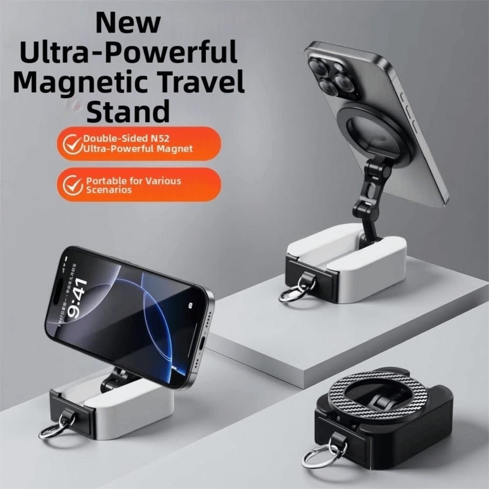 360°Suporte Para Telefone De Ginástica GODNESSFO , Dobrável Avião De Viagem Viva-Voz , Portátil