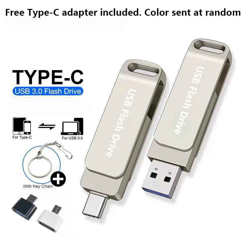 Dois-em-um typec telefone móvel u Disk 2TB unidade Flash drive USB de alta qualidade memória de alta velocidade vara 1TB