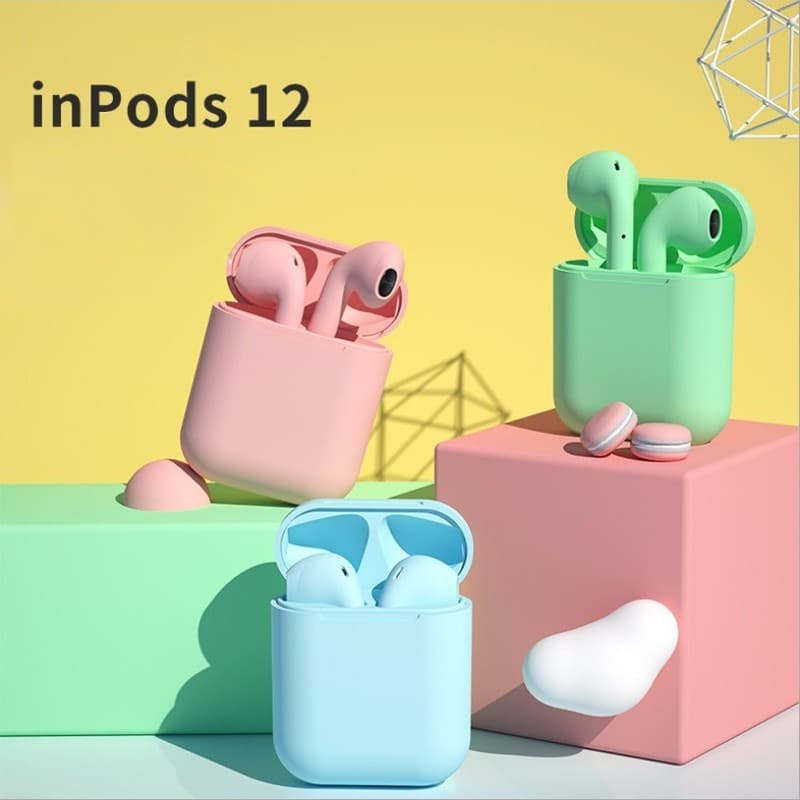 Novo i12 TWS Sem Fio Bluetooth Fones De Ouvido Alta Fidelidade Estéreo Redução Ruído ENC À Prova Dwaterproof Água Longa