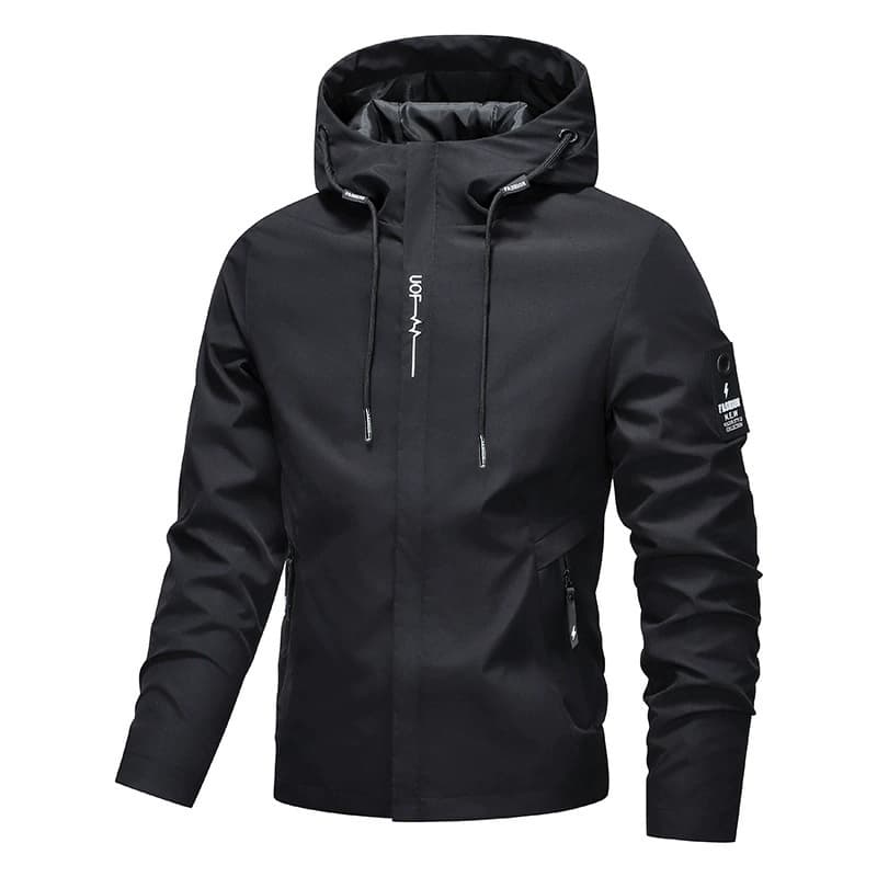Jaqueta americana masculina jaqueta de primavera com capuz jaqueta de moda Casual
