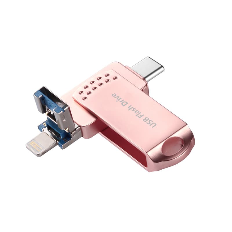 Unidade Flash USB OTG 3 Em 1 De 2 Tb , Solução De Armazenamento De Telefone Para iPhone , Android E PC , Bastão De Memór