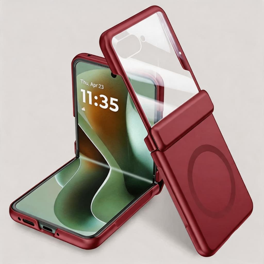 Capa Magnética para Motorola Razr 60 Ultra / 60 / 50 - Proteção Total para Dobradiça, Carregamento Sem Fio