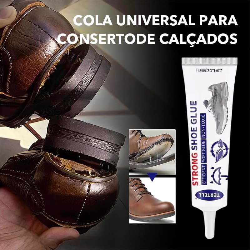 Sapatos de couro sapatos esportivos resina sapato reparação borracha impermeável antiaderente cola transparente