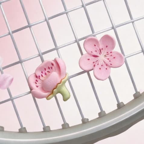 Tênis • Sakura Season Limited Sakura Raquete de tênis tipo botão amortecedor