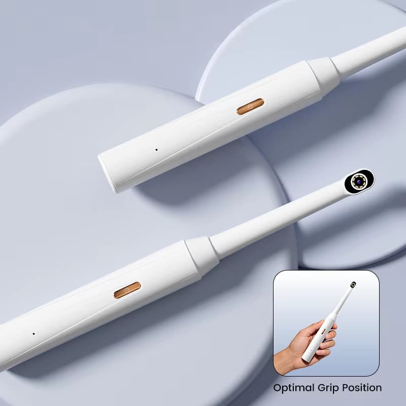 Câmera Oral WiFi Portátil Com 8 LEDs , Endoscópio Dental Sem Fio HD 1080P , Compatível iOS/Android/Tipo C