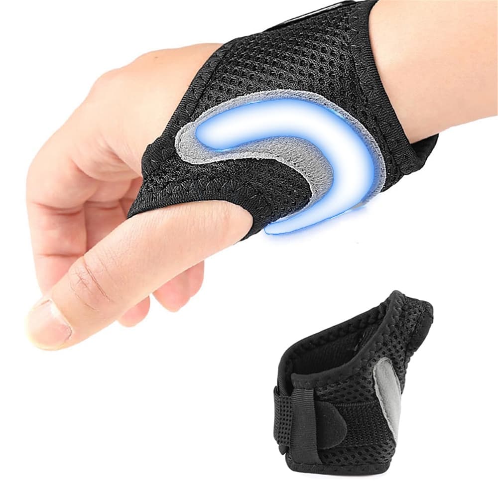 Manga De Suporte Para Polegar Em Forma De U , De Pulso Ajustável Confortável Braçadeira De , Adequada Homens E Mulheres