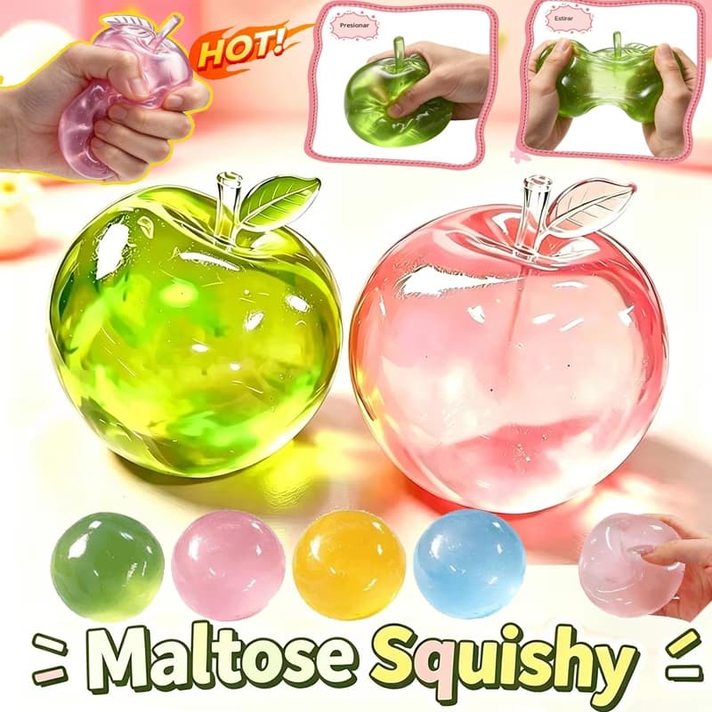 2 Pçs Mole Apple Squeeze Brinquedos Aliviar O Estresse Bola Macio Brinquedo Sensorial Para Tdah Autismo Recuperação Lent