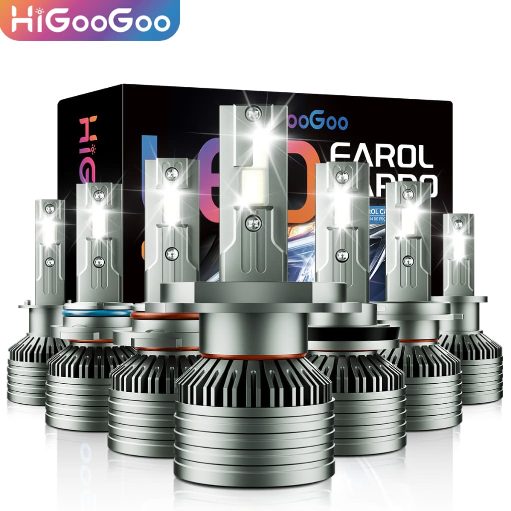 HiGooGoo Par 30000LM G50 Farol Ultra LED Carro Lâmpada Garantia De Dois Anos 150W 6500K H1 H3 H4 H7 H11 9005 9006 H27