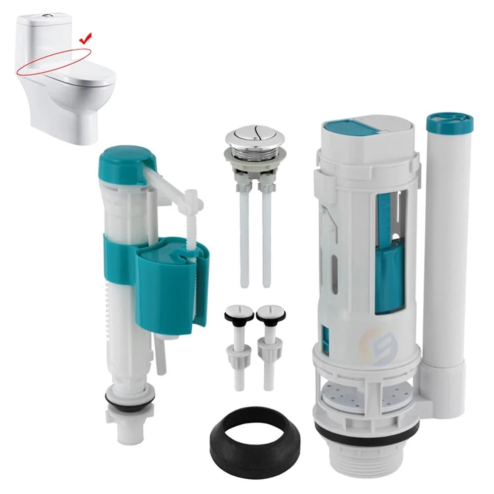 Kit Reparo Para Caixa Acoplada Completo Acionamento Duplo Universal