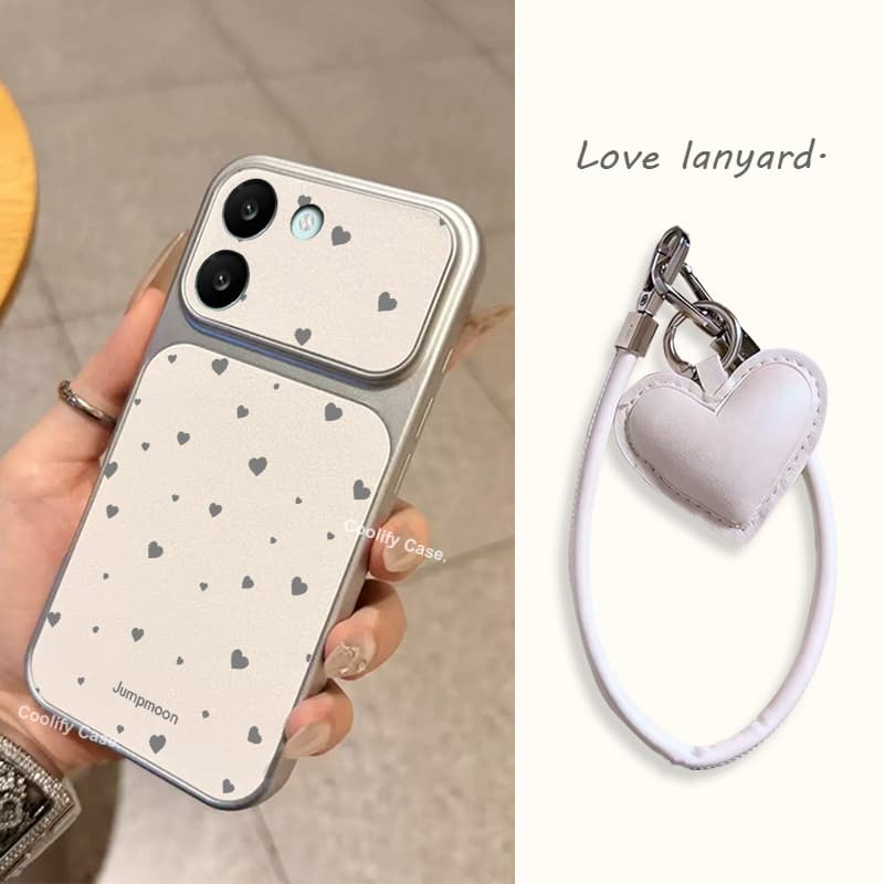 Xiaomi POCO X6 X7 X8 Pro Max C65 C71 F7 F8 Ultra Redmi 13C A5 A7 Capa De Telefone Com Padrão De Cordão De Amor Adequado