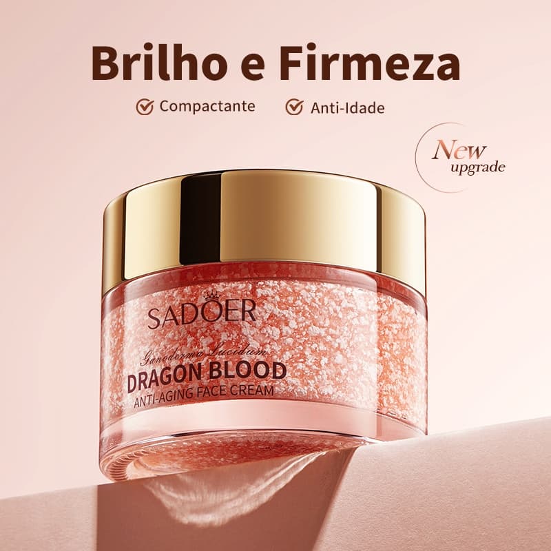 Creme Sangue de Dragão Para Pele Flácida Rugas Secura Clareia Tonifica Rejuvenescimento Natural