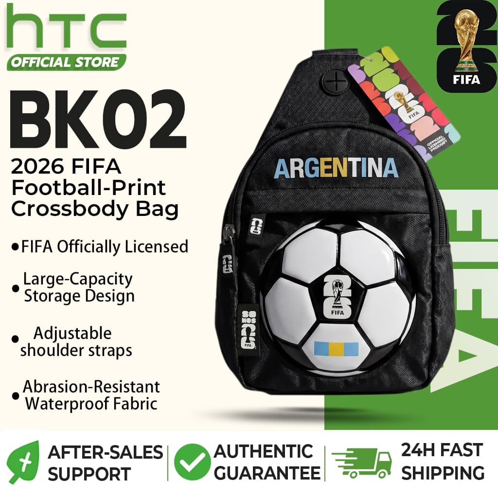 FIFA Copa do Mundo BK02 Bolsa Mochila Estampa Copa Mundo Futebol Bolsa Impermeável Transversal