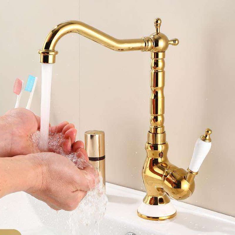 Torneira , Cozinha gourmet , Doméstica , Água Fria E Quente , Com Tubo De Estilos Altos Curtos