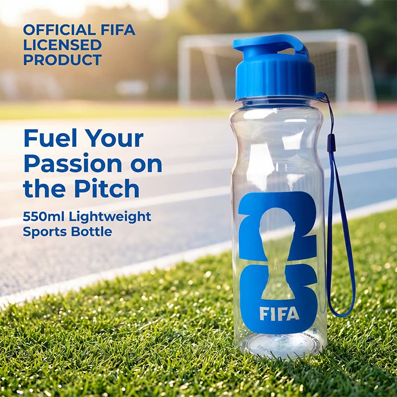 FIFA Oficial Da Copa Do Mundo BL02 Garrafa De Água Esportiva 550ml Design Seguro À Prova De Vazamentos