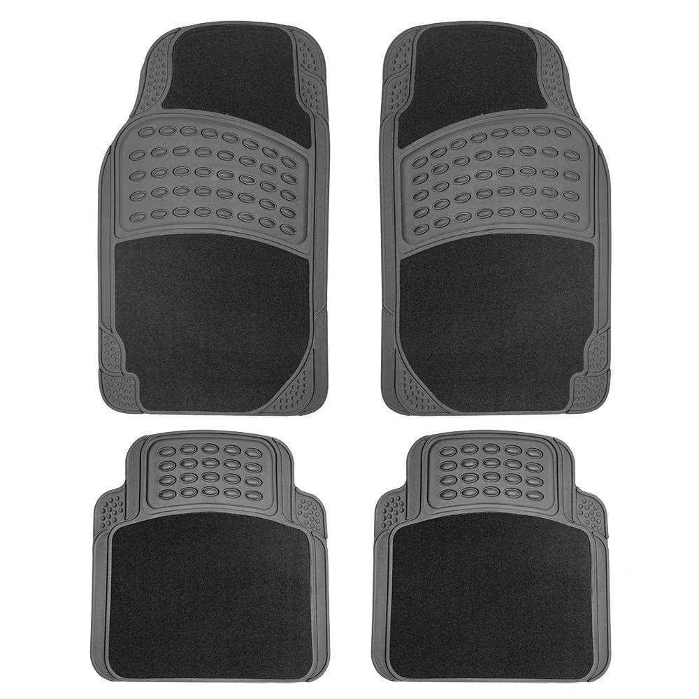 Jogo Tapete Automotivo Carpete PVC Reforçado Flash Tapetes Antiderrapante para Carro