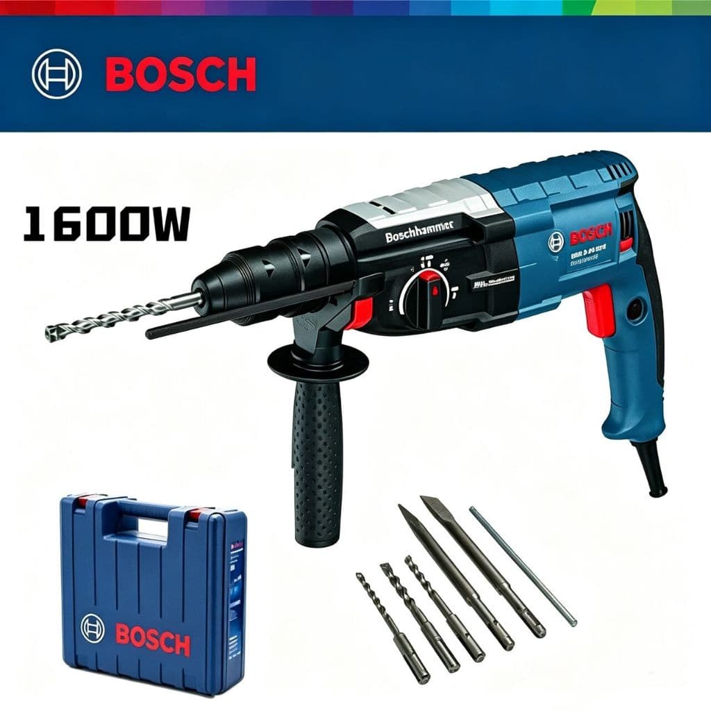 furadeira de impacto martelete elétrico martelete rompedor furadeira parafusadeira Bosch 220V GBH28D