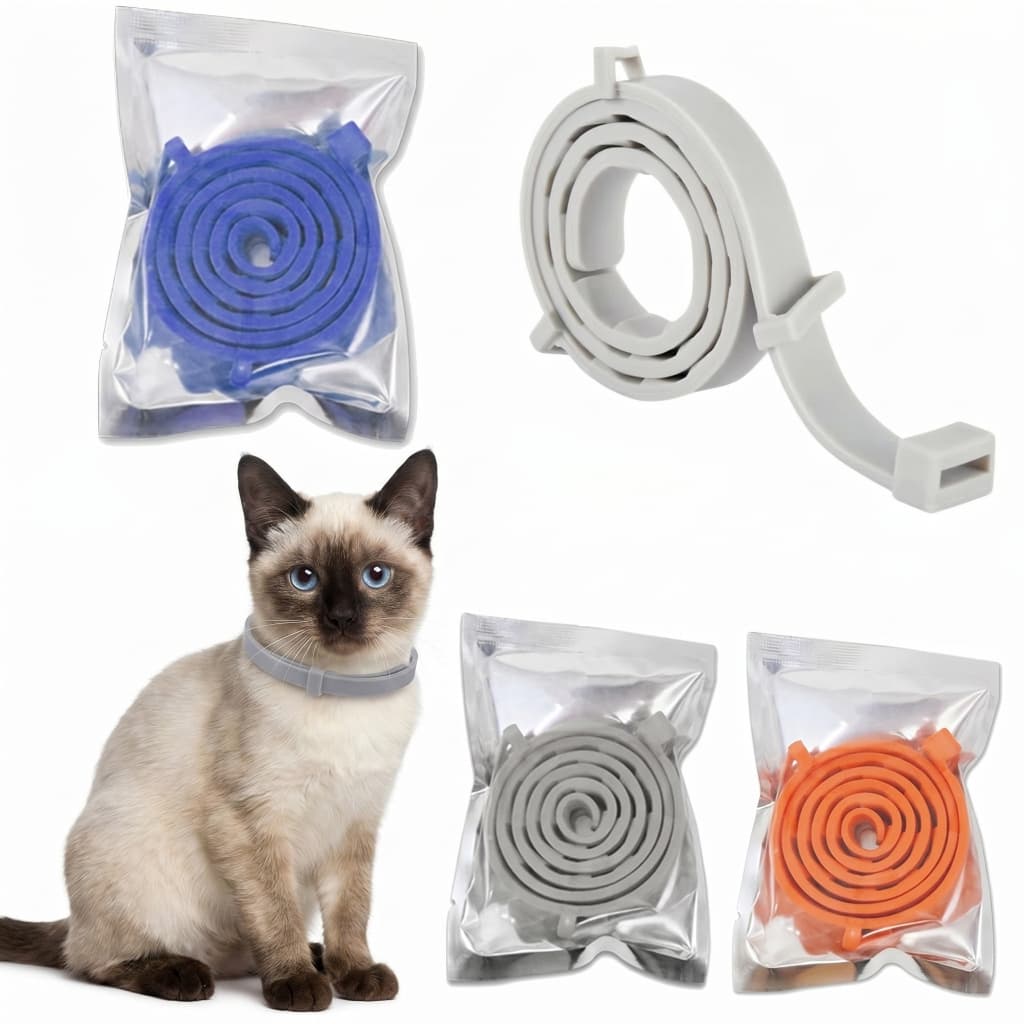 3 Unid Coleira Calmante Gato Lavanda Natural Ajustável Para Gato Estressado Mudança Casa Viagem