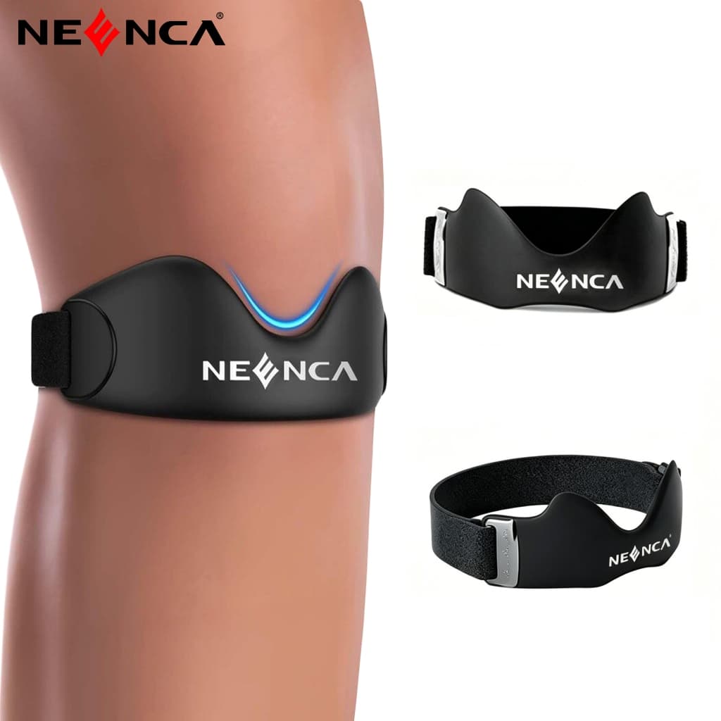 NEENCA Patela Joelheira Com Almofada De Gel Premium Ajustável Antiderrapante Cinta De Suporte De Joelho Para Alívio Da D