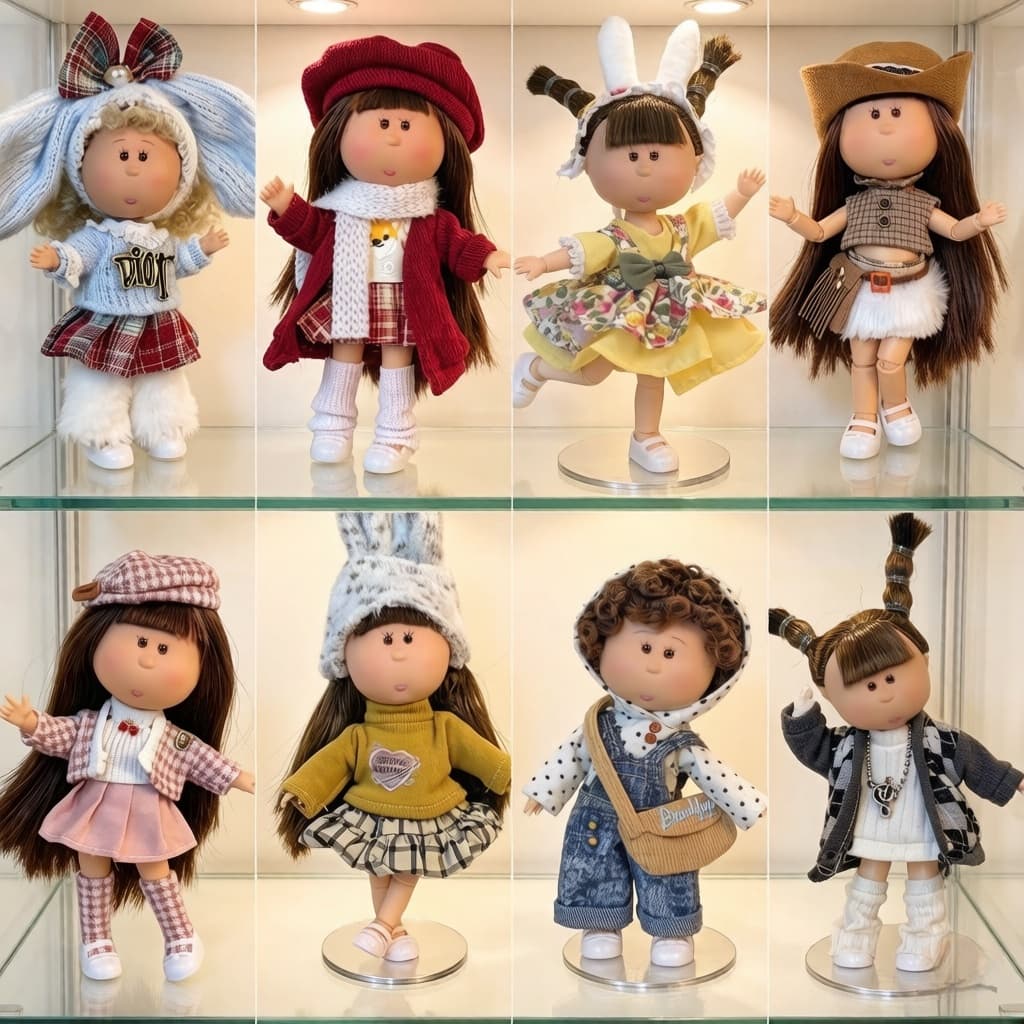 Mini 13 articulações 16cm boneca batata Mia roupas/boneca vestir