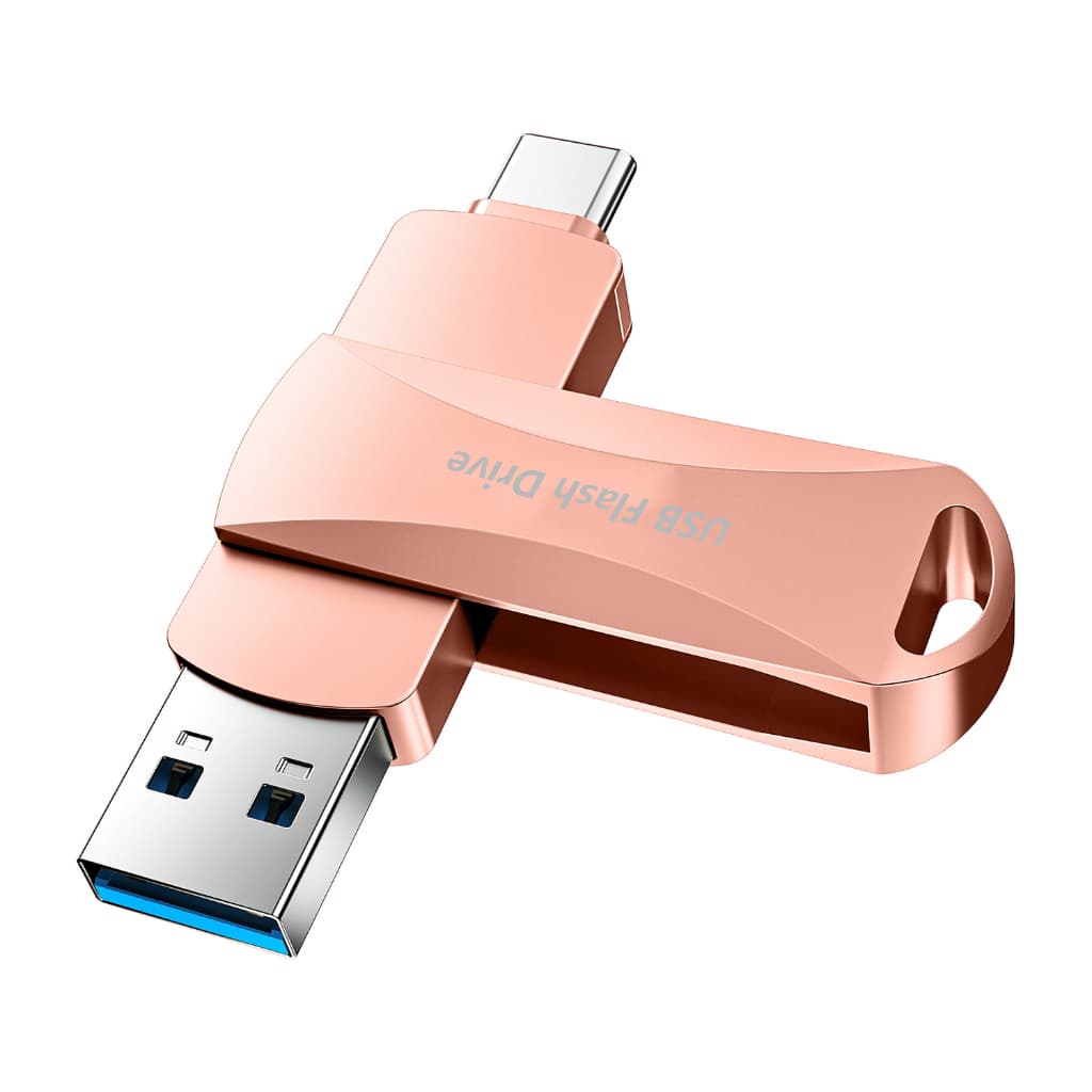 Unidade de polegar dupla usb Armazenamento de dados multitransferência 512GB/1TB/2TB typec usb3.0 Unidade flash segura d