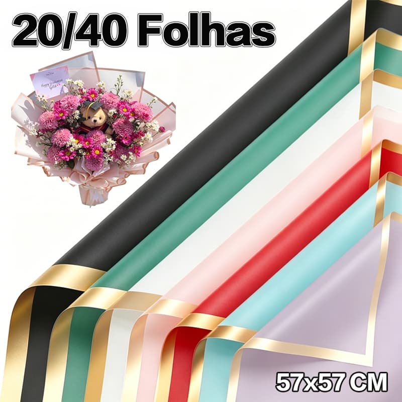20/40 Waterproof and Moisture-proof Bouquet Paper Kit for Making Bouquets as a Gift