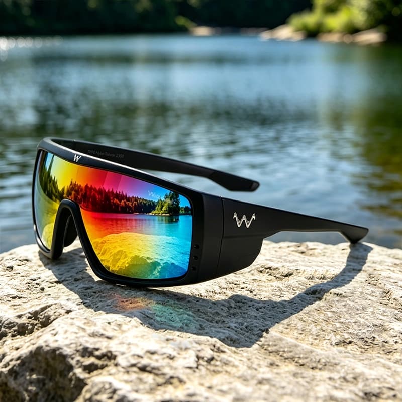 Óculos De Sol Polarizados Esportivos WATERLAND TR90 Filme Colorido Ao Ar Livre Para Homens E Mulheres Pesca Ciclismo Pro