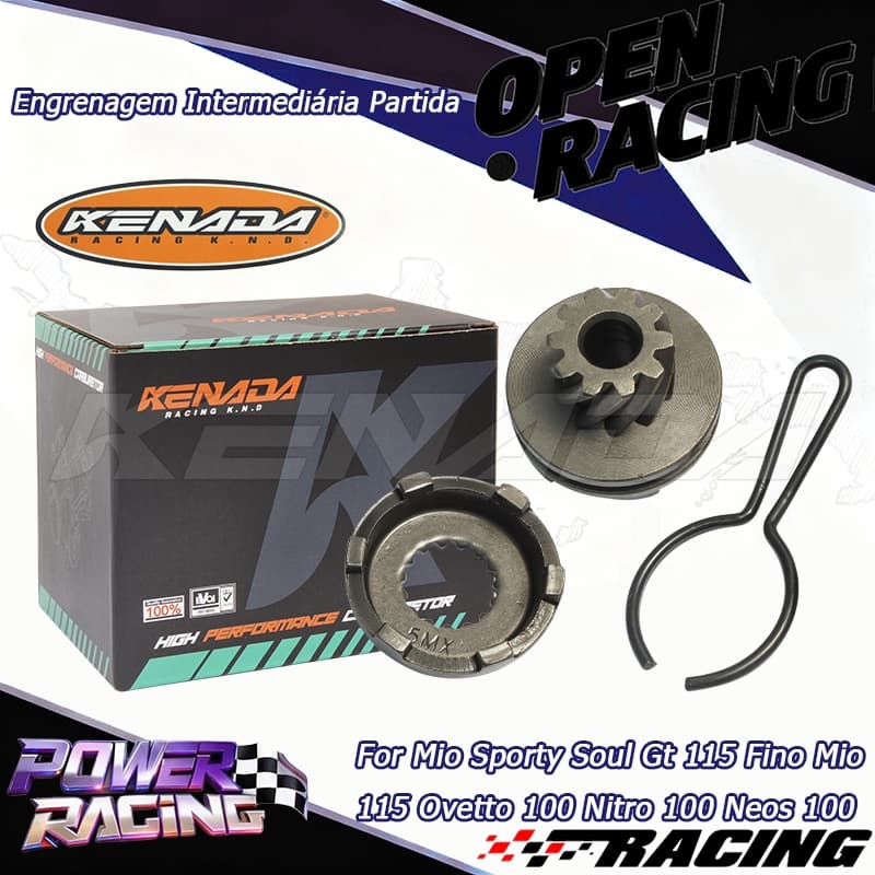 Engrenagem Intermediária Do Motor De Partida Para Mio Sporty Soul Gt 115 Fino Mio115 Ovetto 100 Nitro 100 Neos 100