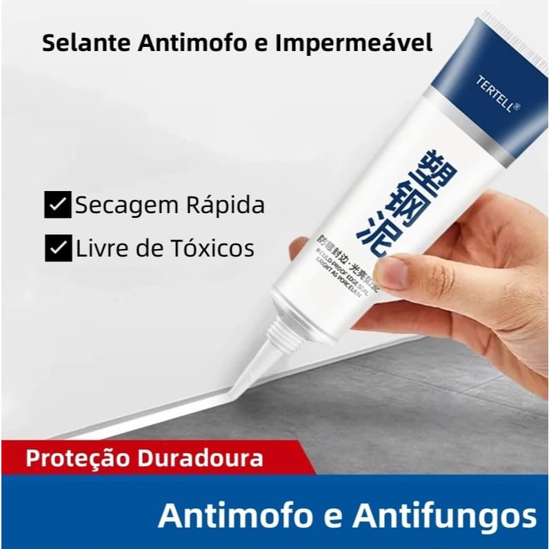 Selante Antimofo E À Prova D'água Para Banheiros Cozinhas-Selo Durável Lacunas Na Pia-150ml