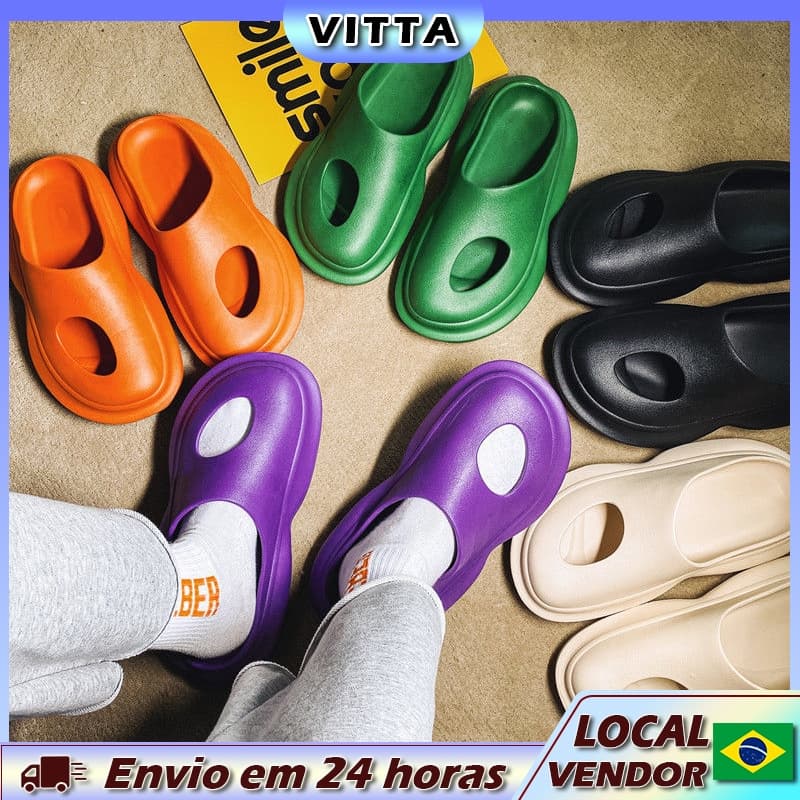 VITTA Sapatos Masculinos Chinelos EVA Sandálias