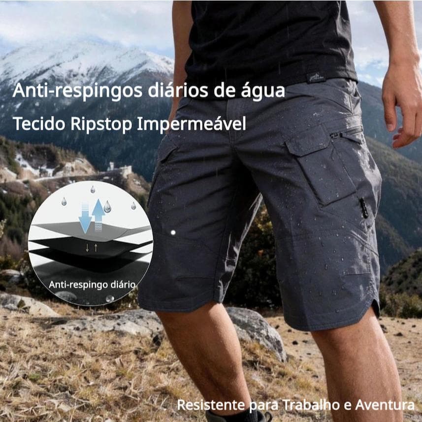 Esportes ao ar livre essencial Calções De Bolso Masculinos Calças Elásticas Multi-Táticas Tenha
