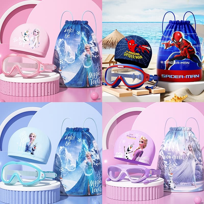 Óculos De Natação Para Crianças De Uma Peça Alta Definição À Prova D'água E anti-Embaciamento Meninos Meninas-Disney