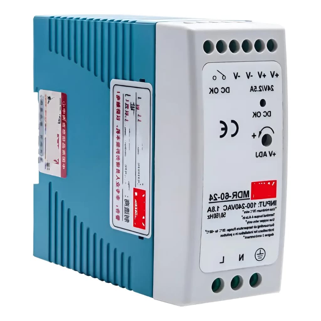 Mdr-60-24 Fonte Chaveada 24v 60w Saída 2.5a Fixa Para Trilho