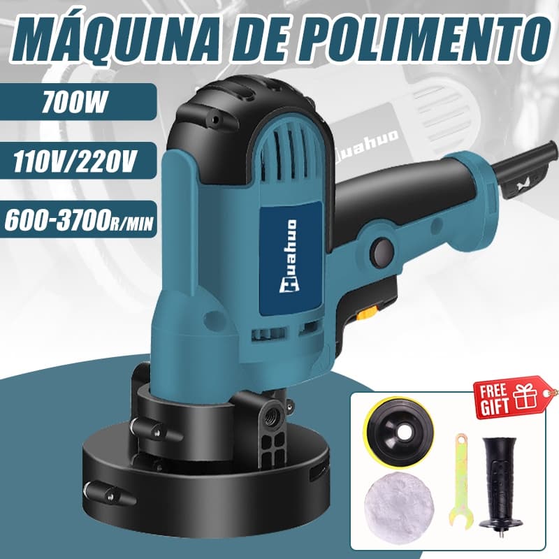 Lixadeira e Politriz Automotiva Multifunções, Polimento e Parede, 110V/220V Bivolt!!