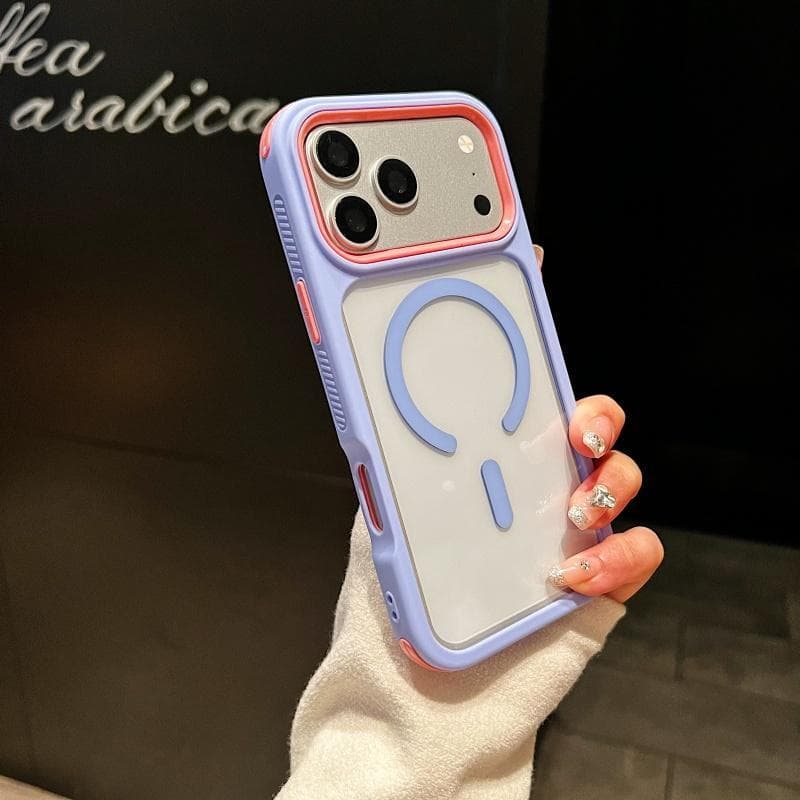 Novo estilo de capa de telefone com moldura resistente a choques de Metal de alta qualidade, adequada para iPhone 13 14