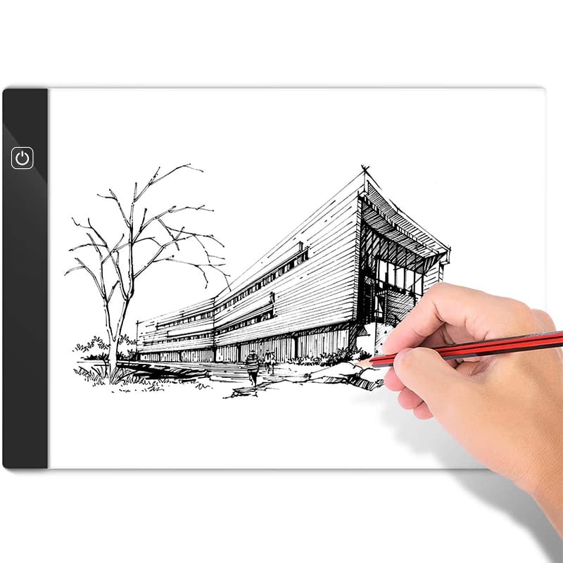 Mesa Prancheta Desenho Portátil Luz A4 Desenho para Digitalizadora