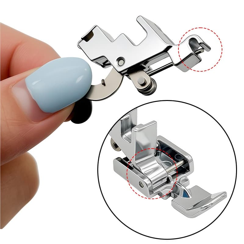 Adaptador Haste Troca Rapida Baixa Sapata Calcador
